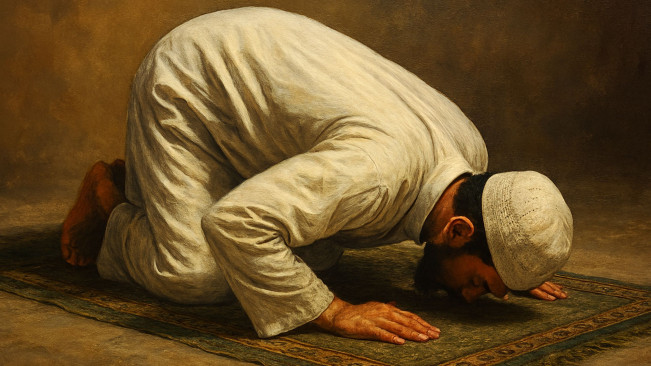 Sujud dalam islam. (copilot-ftnews)